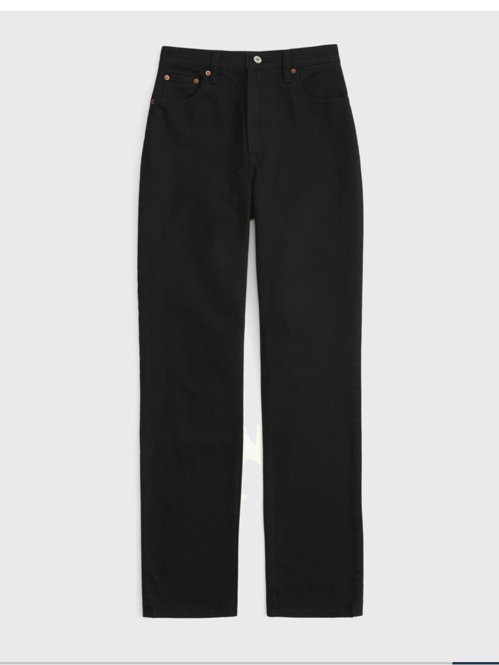 🖤 Ultra High Rise 90s Straight Jeans – Size 32 (No Fade Black) 🖤